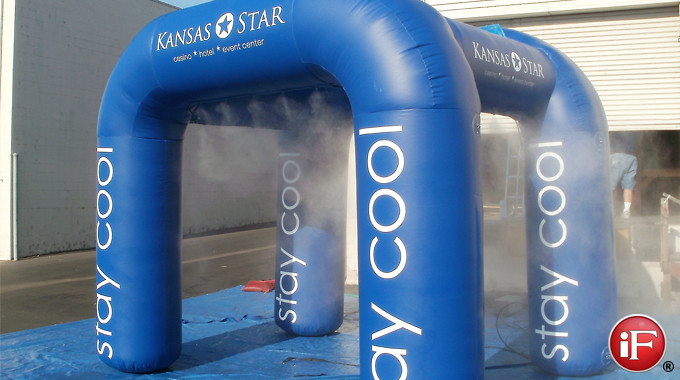 Custom Inflatable Misting Tent, Misting Tents, Inflatable Misting Stations